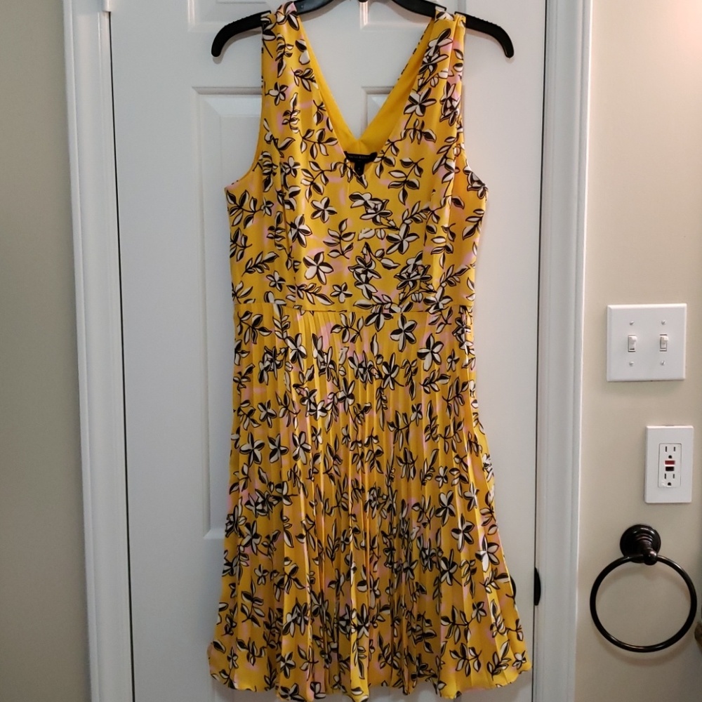 NWOT Banana Republic Pleated Dress